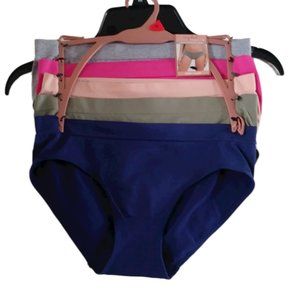 5 Pack Seamless Bikini, Icy hat LINGERIE, various colors, Size M